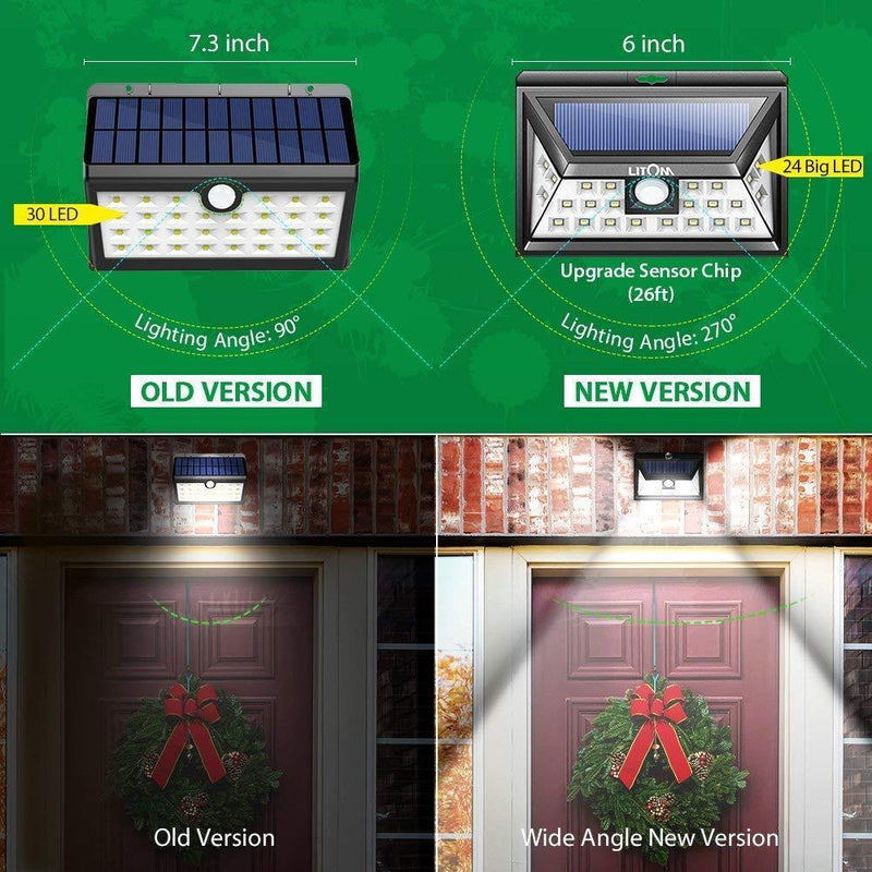 24 LED Solar Lights Outdoor