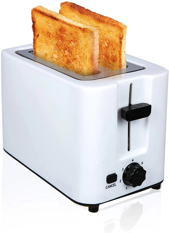 2 Slice Toaster with 2 Extra Wide Stainless Steel Slots