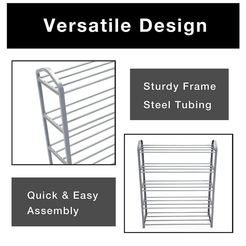 5 Tier Steel Shoe Rack