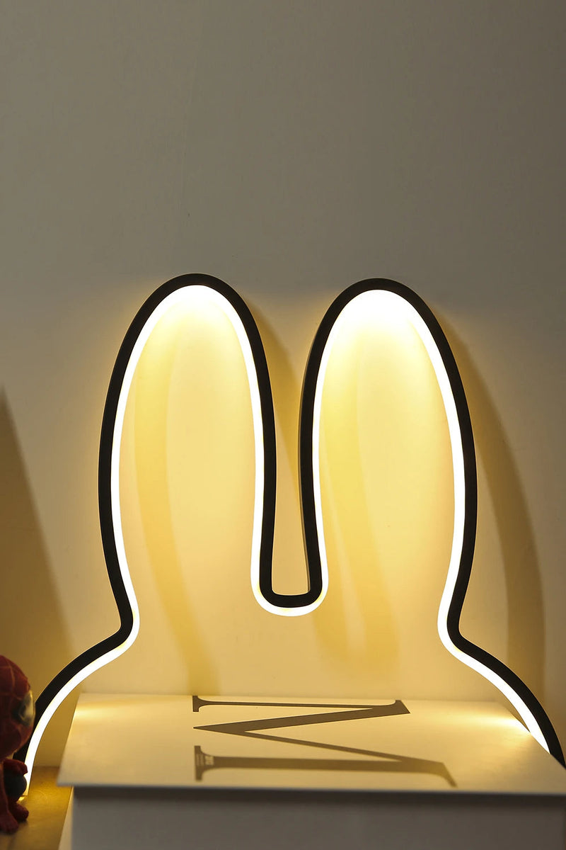 Rabbit LED Night Light – USB-Powered Bedside Lamp for Kids & Gifts