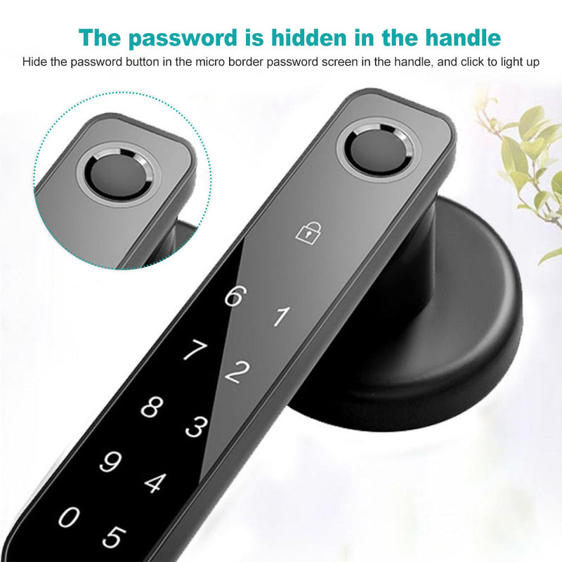 Fingerprint Smart Door Lock, Mobile App Remote Control Door Lock with Fingerprint