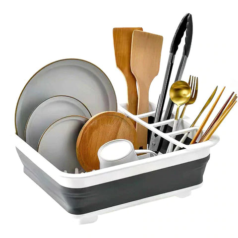 Collapsible Kitchen Dish Rack Organizer