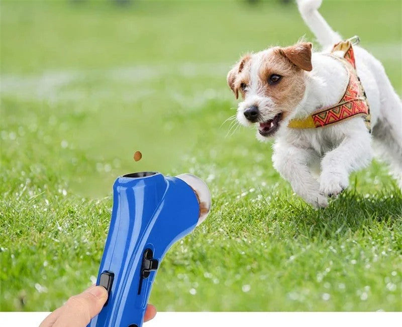 Interactive Dog Treat Feeder – Fun Outdoor Pet Snack Catapult for Training & Play