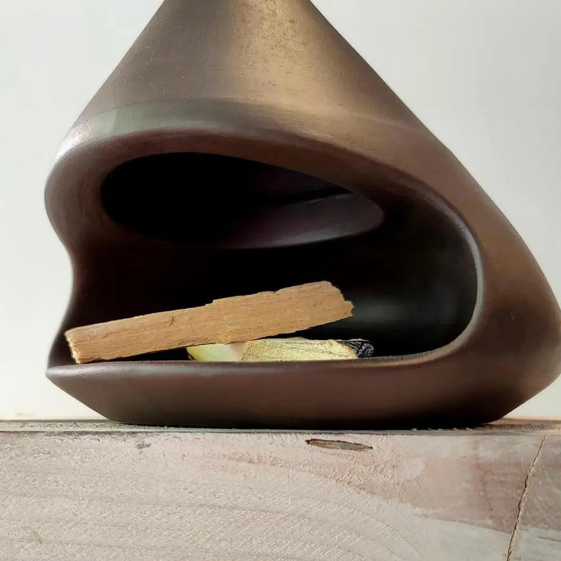 Handcrafted Incense Holder – Burn Sage & Aromatics with Miniature Boho Decor for Meditation, Yoga, and Peaceful Living