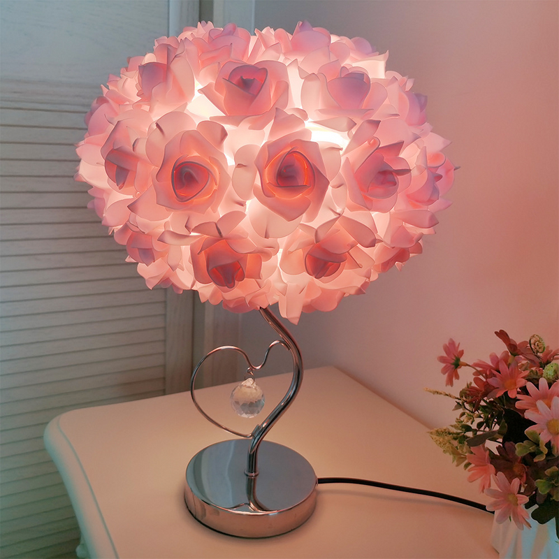 Pastel Rose LED Tree Lamp – Romantic Glow for Weddings, Parties & Cozy Home Vibes