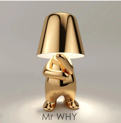 Italian Little Golden Man Table Lamp