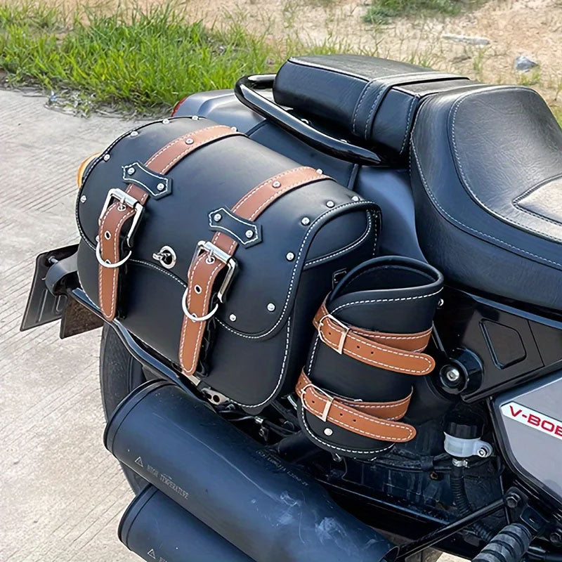 Vintage Voyager Motorcycle Saddle Bag