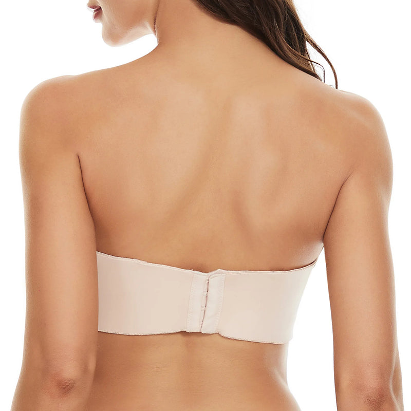 Invisible Strapless Lifting Bra – Soft Push-Up with Removable Straps for Seamless Support & Natural Shape