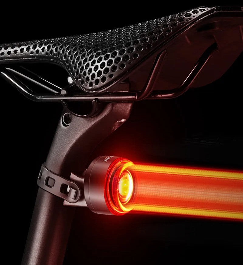 Smart Sensor Bike Tail Light – Waterproof COB Cycling Safety Light with Multiple Modes
