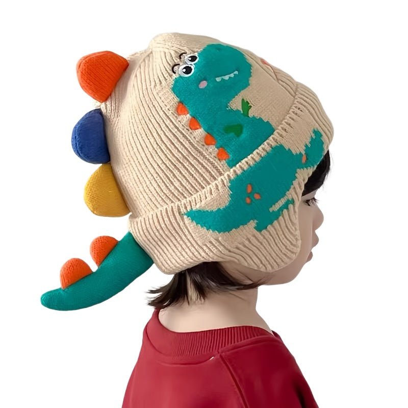 Dinosaur Winter Hat for Kids – Thick Warm Hat with Ear Protection for Boys & Girls, Adorable Design for Cold Weather Comfort