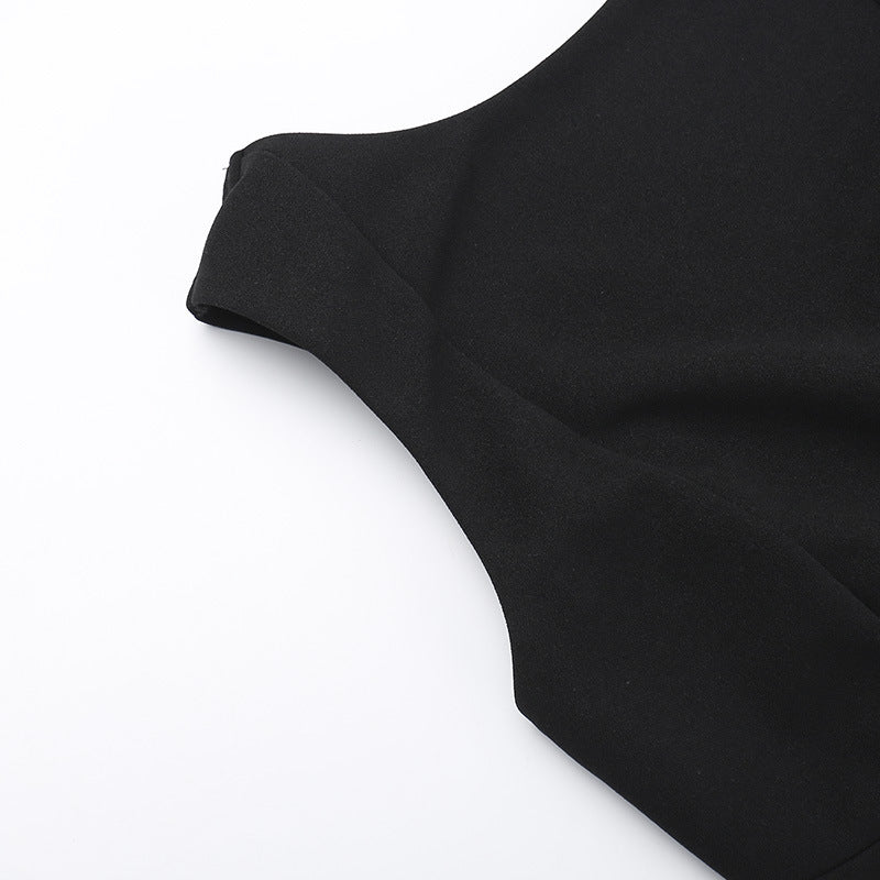 Sexy Backless Bodycon Mini Dress – Elegant Sleeveless Party Stunner for a Sexy Summer Evening Look
