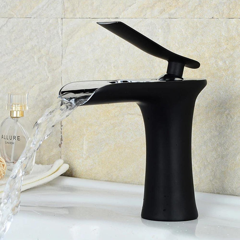 Waterfall Basin Bathroom Sink Faucet Single handle