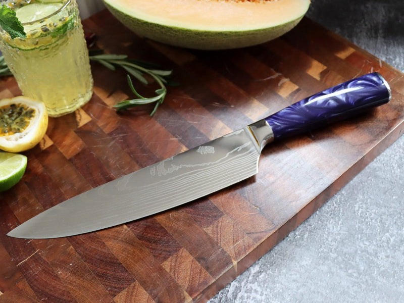 8-Piece Professional Kitchen Knife Block Set