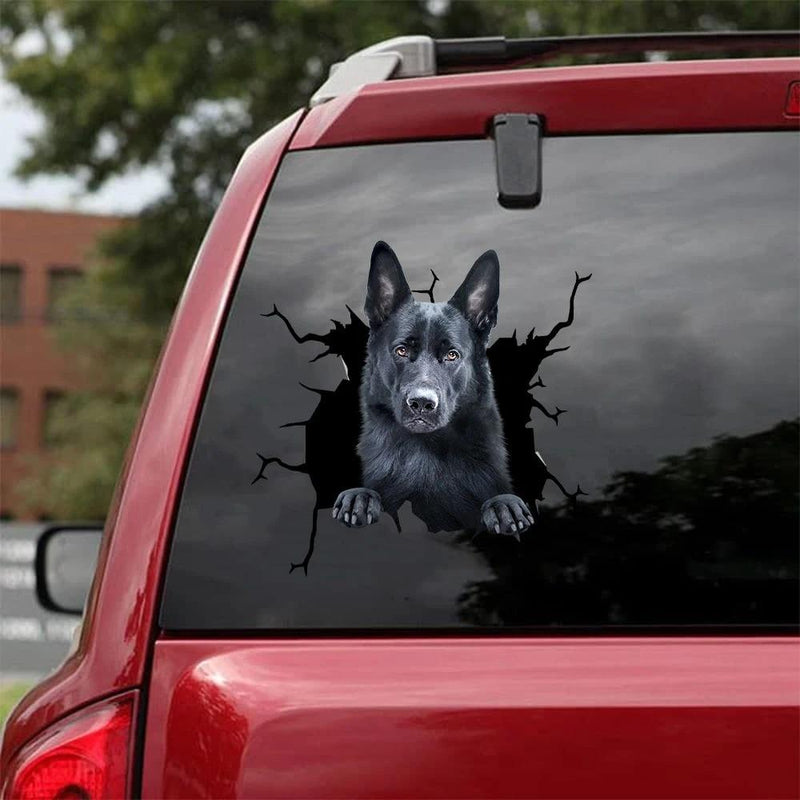 Doggy Windshield "Breaking" Decals | 12" x 12"