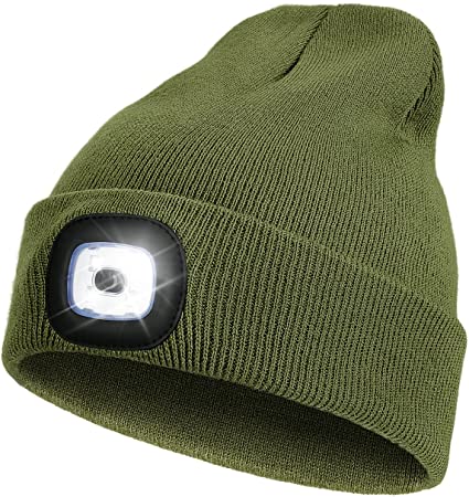 Beanie Cap with LED Light