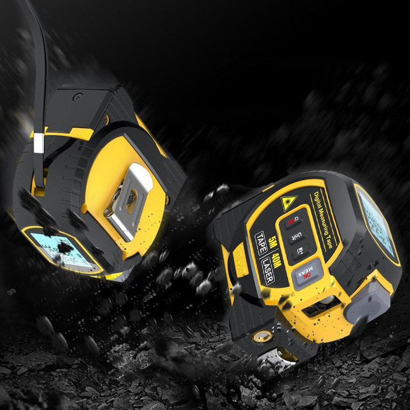 3 in 1 LCD Laser Tape Measure
