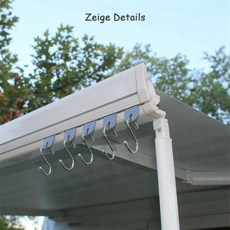 8Pcs Outdoor Camping Awning Hooks Fastener Clips RV Tent Clips For Caravan Camper Trailer