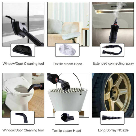 5 in 1 Portable Handheld Steam Cleaner With Attachment