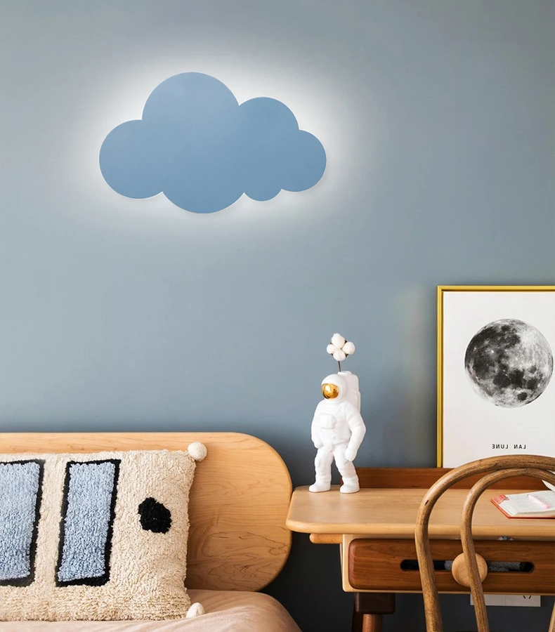LED Cloud Wall Lamp – Dreamy Baby Room & Bedroom Décor with Warm Glow & Touch Control