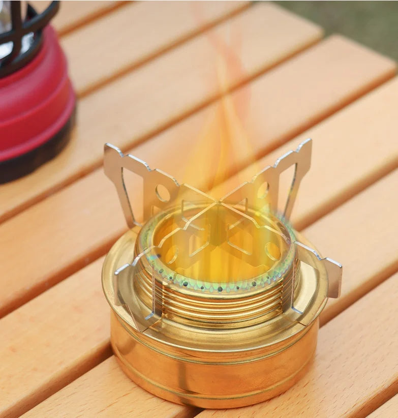 Stainless Steel Camping Stove Rack – Compact Alcohol Cross Stand for Outdoor Cooking, Thermostable Support for Pots & Boiler Gear