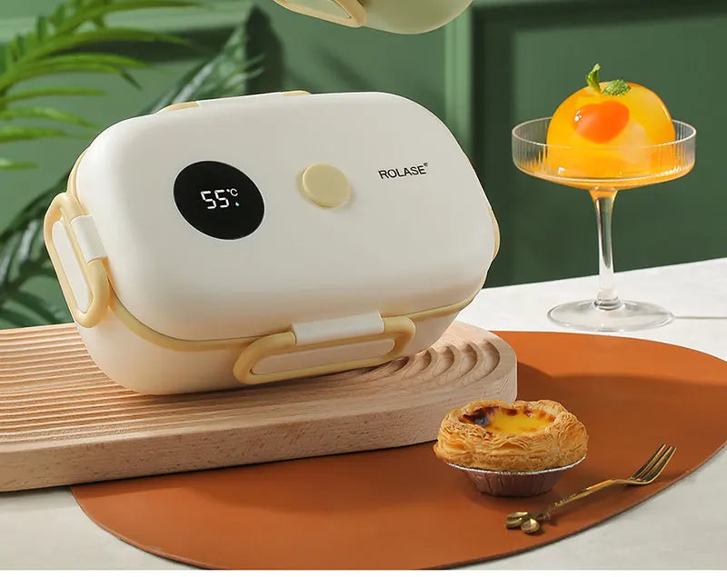 Digital Display Thermal Insulated Lunch Box – Smart Food Container for Men, Women, and Kids’ Fresh Meals