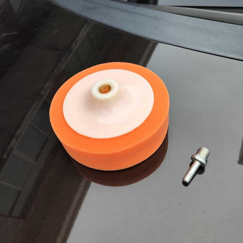 6-inch Polishing Waxing Sponge Drill - Polisher Pad with Link Rod