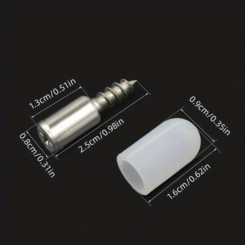 8 Self Tapping Screws, Integrated Partition Plate, Fastener, Wardrobe, Fixed Support, Hardware Accessories, Shelf, Fastener Holder