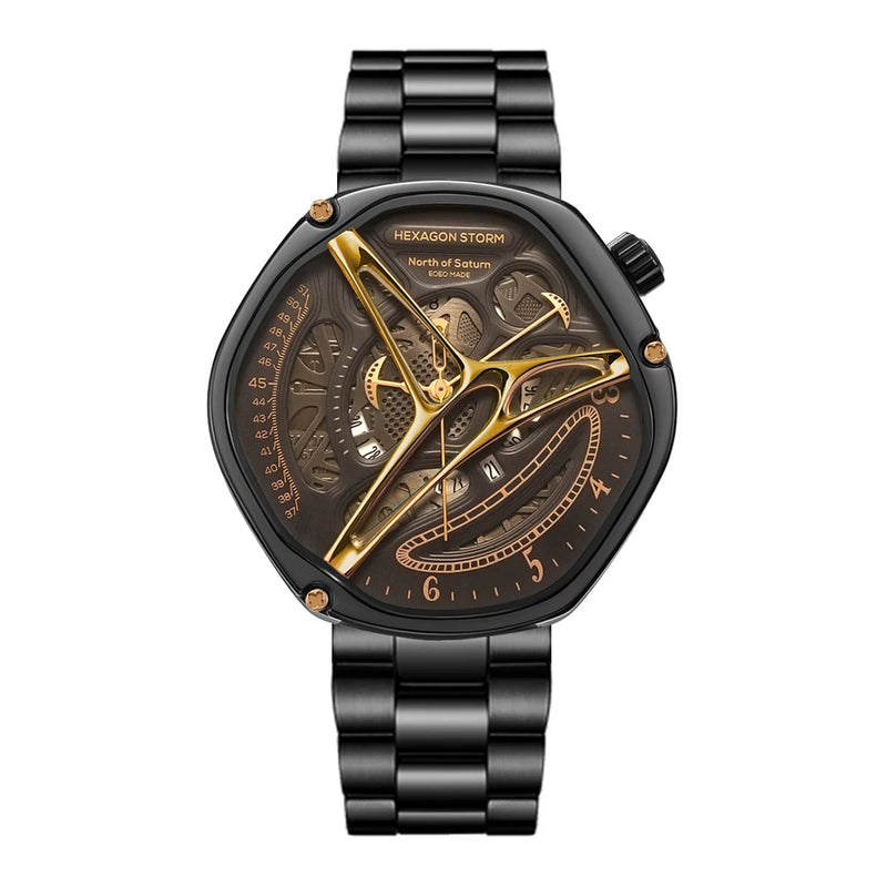 Watch Concept Female Boys Trend - Hollow Design Premium Non-Mechanical Watch for Men, Unique Stylish Timepiece for Daily Wear