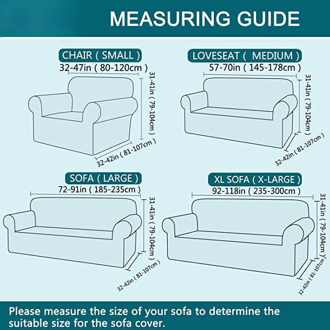 Water Repellent Sofa Cover High Stretch Couch Slipcover Super Soft Fabric Couch Cover