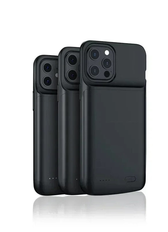 iPhone Battery Case – 6800mAh Power Bank Charger Cover for Extended Mobile Use