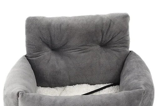 Foldable Dog Car Seat Bed – Adjustable Non-Slip Bottom Seat for Safe and Cozy Dog & Cat Travel Experience