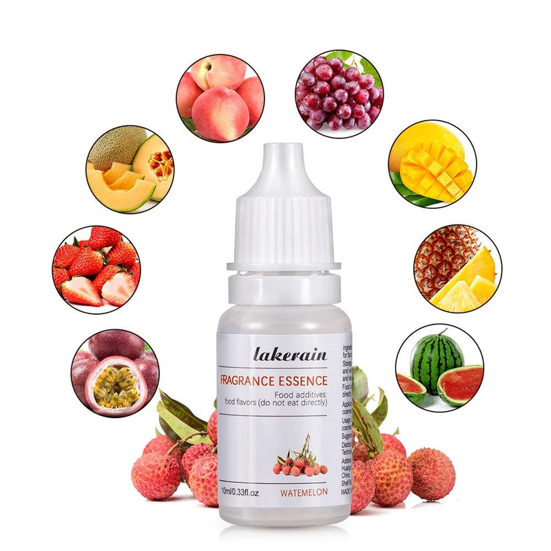 Pure Fruit Fragrance Oil - 10ml Strawberry Scented Essential Oil for Lip Gloss, DIY Soap Making, and Lip Care Creations