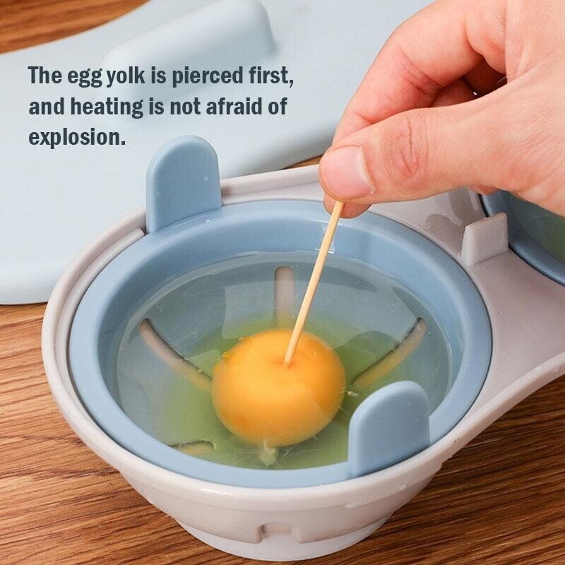 Edible Silicone Drain Egg Boiler Set