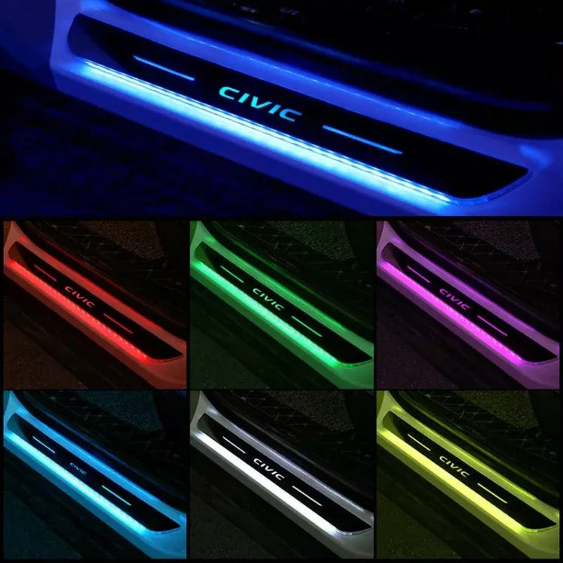 LED Car Door Sills | Pro Enhancement for Interior Aesthetics & Functionality - Upgrade Your Vehicle's Style