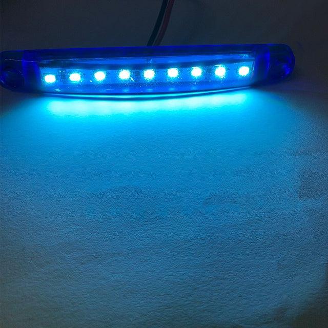 2PCS Led Warning Light 9 LEDs Indicator Car Side Sign Truck Light Lorry Warning Taillight Trailer Brake Lamp 12V 24V