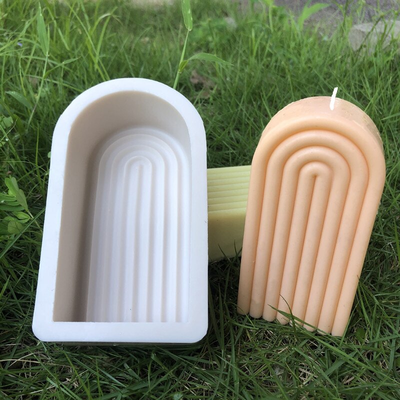 Arch Candle Mould Silicone Home Plaster