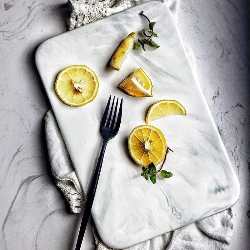 White Marble Cutting Board