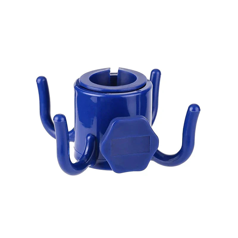 Beach Umbrella Hook with Four Prongs – Multi-Hanger Rack for Towels, Bags, Hats, Sunglasses on Outdoor Camping Trips & Vacations