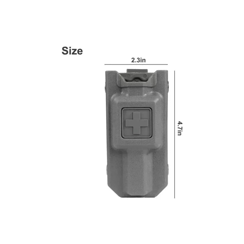 CAT Tourniquet Storage Box – Tactical MOLLE Medical Kit for Outdoor Emergency Response, Blood Control, and Rescue Scenarios