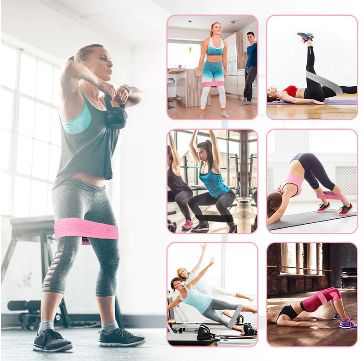 FABRIC BOOTY BRANDS - RESISTANCE EXCERCISE BANDS FOR LEGS AND BUTT