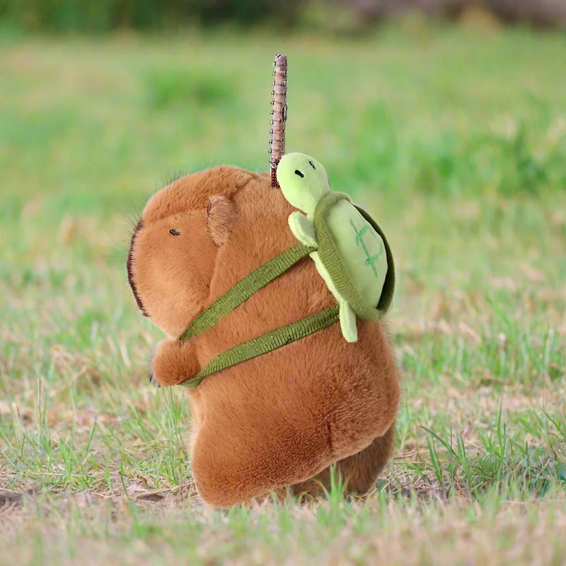 Capybara Plush Backpack – Adorable Kawaii Shoulder Bag Doubles as a Plushie Gift for Kids and Girlfriend’s Everyday Delight