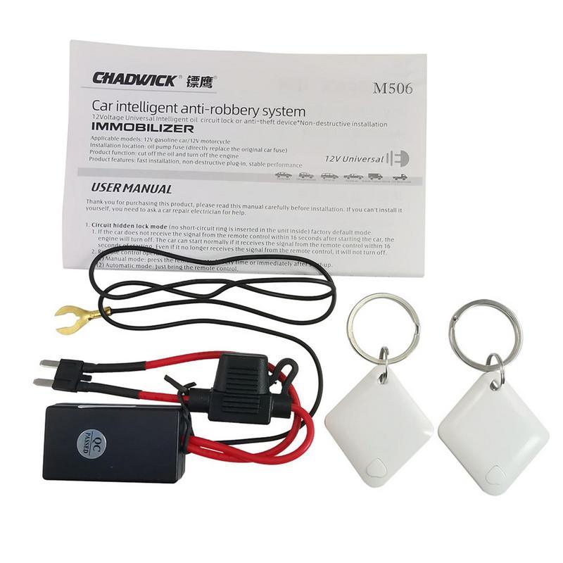 Auto-Sensing Car Immobilizer System - Anti-Theft Engine Lock with Anti-Hijacking Feature