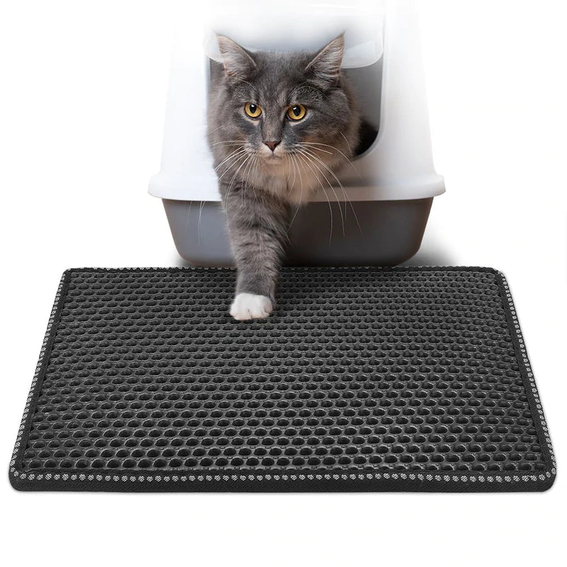 Dual-Layer Cat Litter Mat | Waterproof