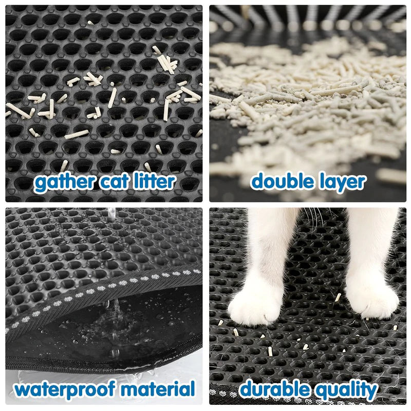 Dual-Layer Cat Litter Mat | Waterproof