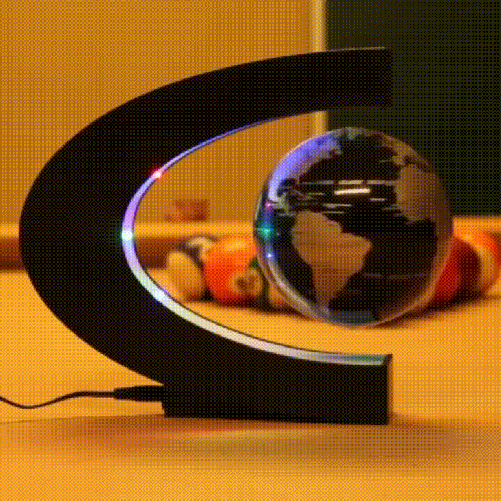 3-Inch Magnetic Levitation Globe with LED Light