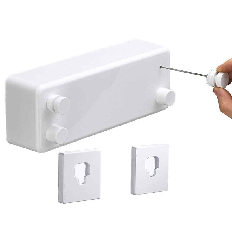 Wall Mounted Double Retractable Clothesline