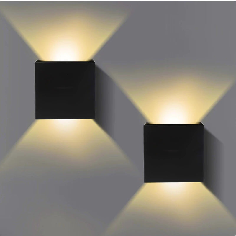 Modern Cube LED Wall Lights