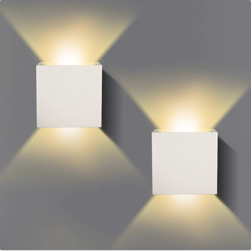 Modern Cube LED Wall Lights