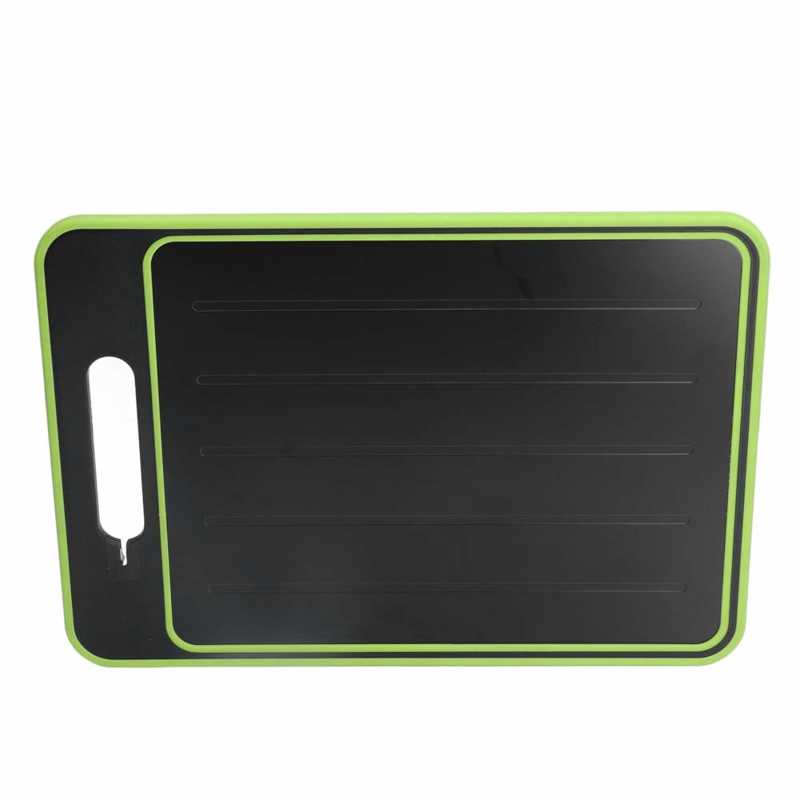 Cutting Board Multifunctional Double Sided Cutting Board with Knife Sharpener for Kitchen