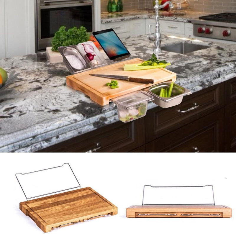 Multifunction Cutting Board with Shelf